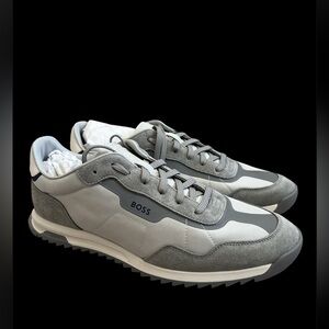 Size 11 -Hugo Boss‎ Zayn_Lowp_SDTX Men's Sneakers Lace-Up Shoes